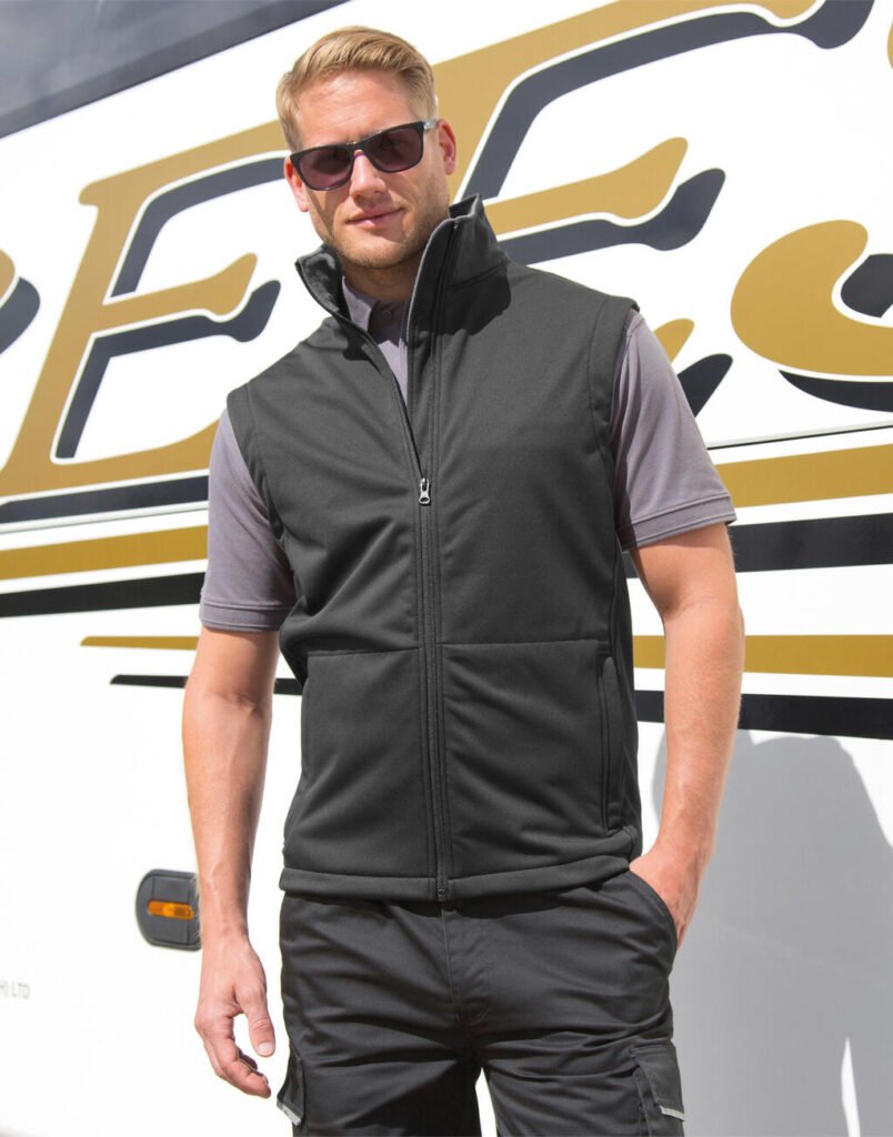 Veste Result Core Softshell Bodywarmer noir
