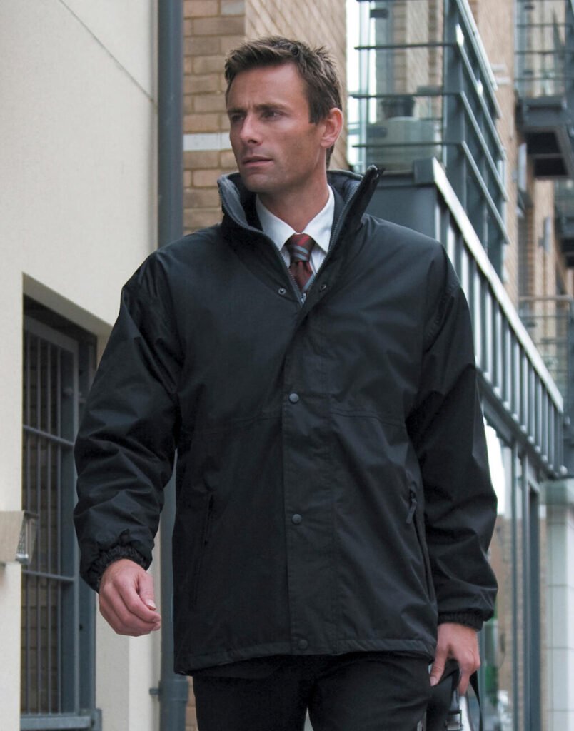 Veste Result Recycled Recycled Fleece Lined Stomdri 4000 noir / gris