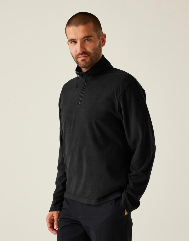 Polaire Regatta Professional Micro Zip Neck Fleece noir