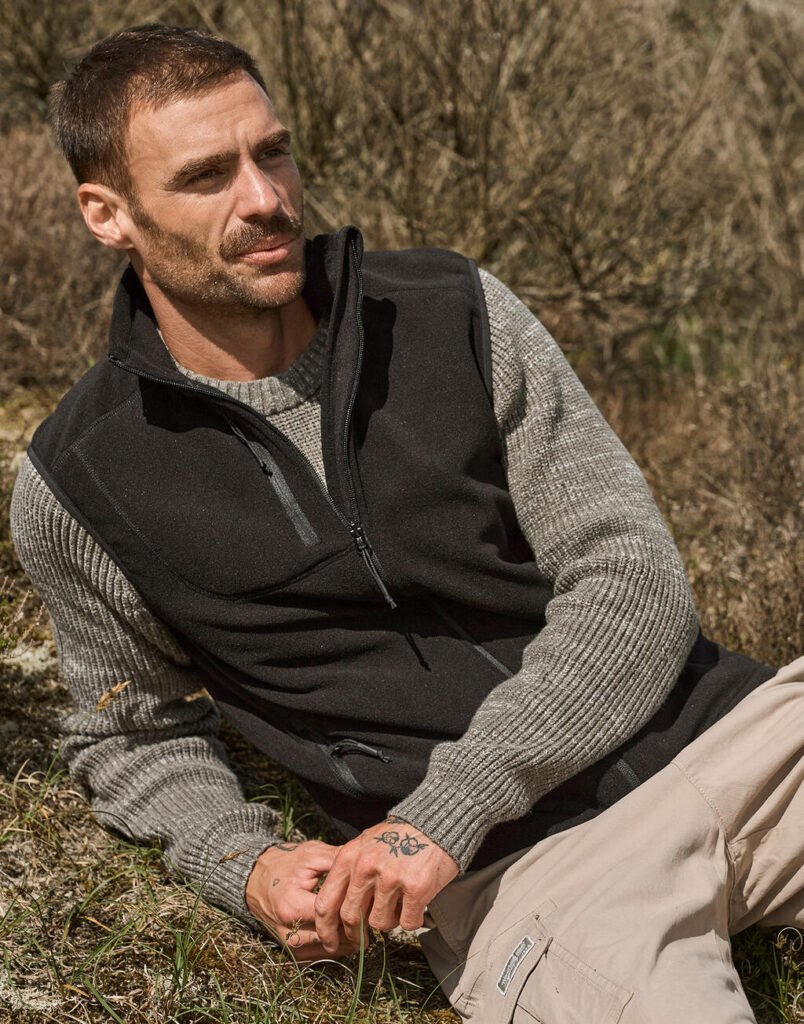 Polaire Tee Jays Trail Fleece Bodywarmer noir