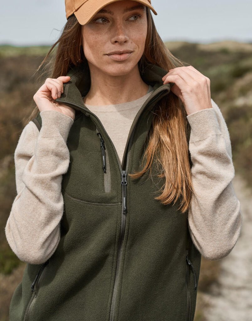 Polaire Tee Jays Trail Fleece Bodywarmer hunter green