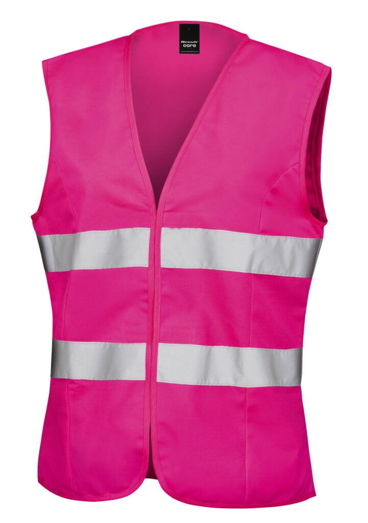 Result Safe-Guard Recycled Hi-Viz Fitted Tabard fluorescent pink