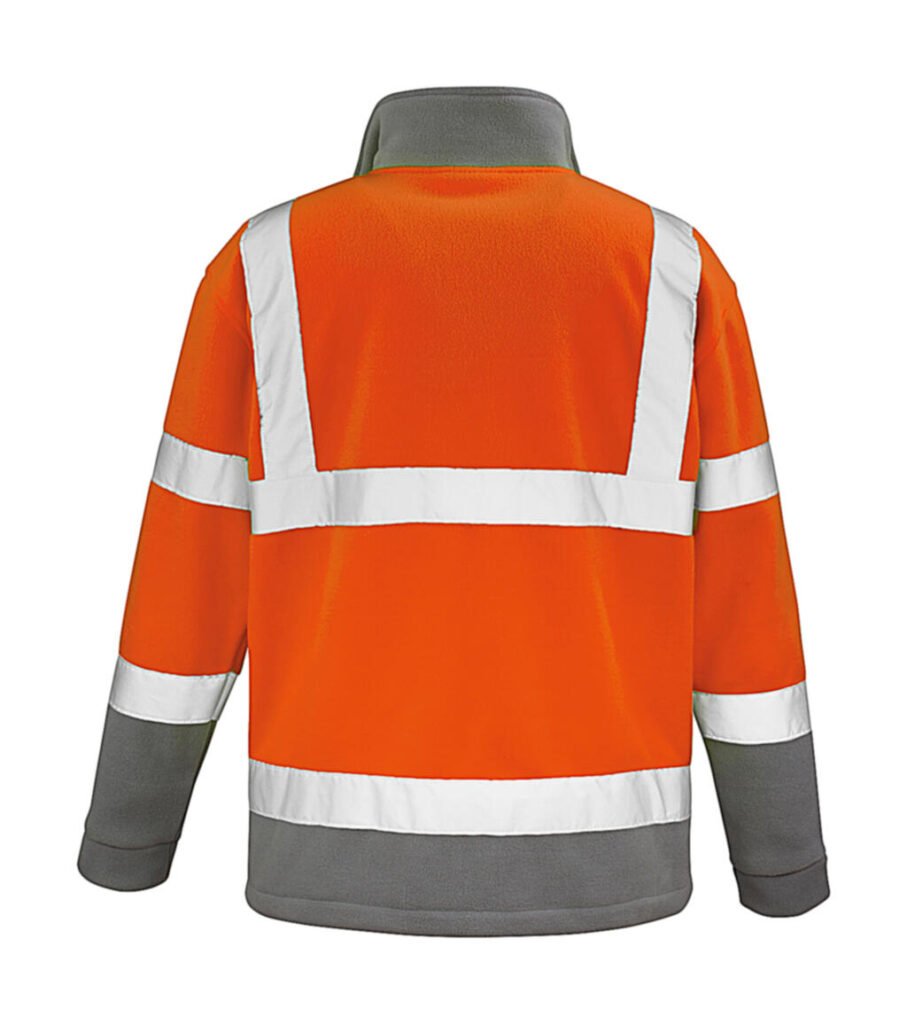Polaire Result Safe-Guard Micropolaire Sécurité orange fluo / gris