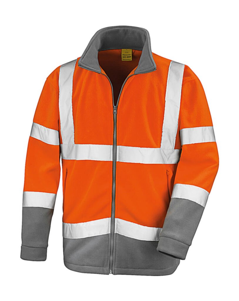 Polaire Result Safe-Guard Micropolaire Sécurité orange fluo / gris