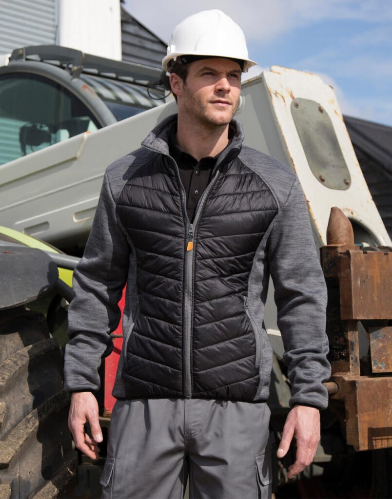 Veste Result Work-Guard Elevator noir / gris chiné