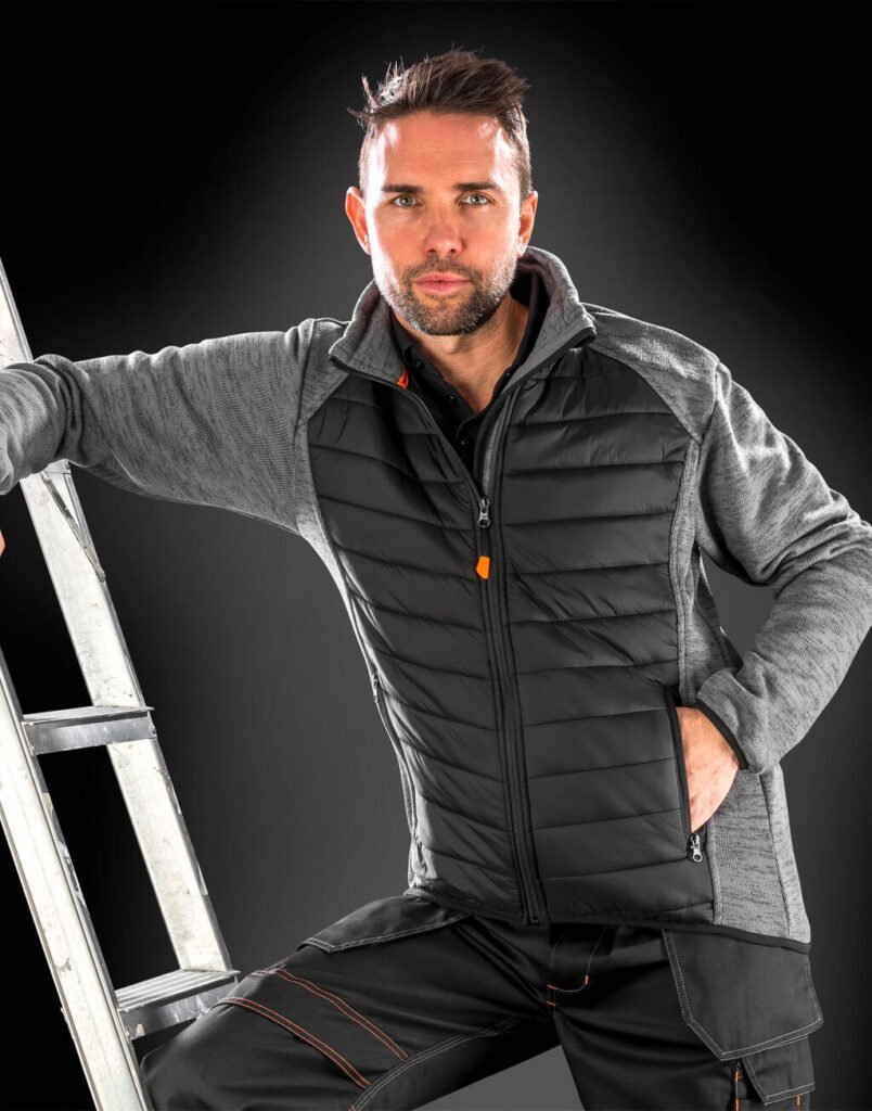 Veste Result Work-Guard Elevator noir / gris chiné