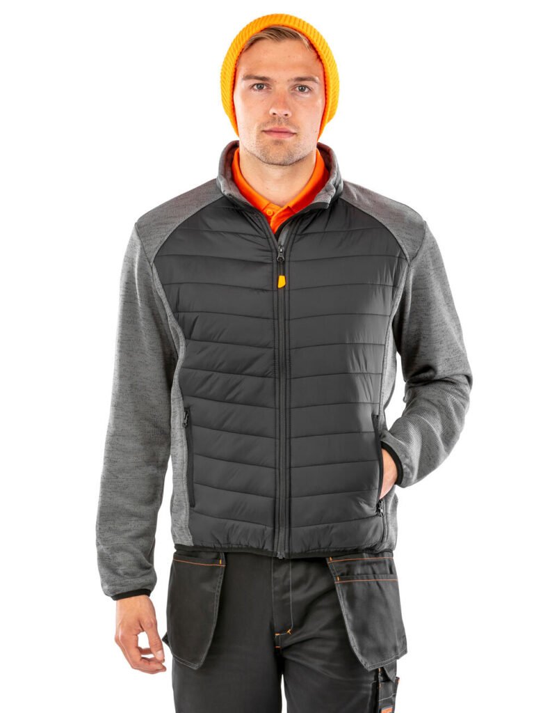Veste Result Work-Guard Elevator noir / gris chiné