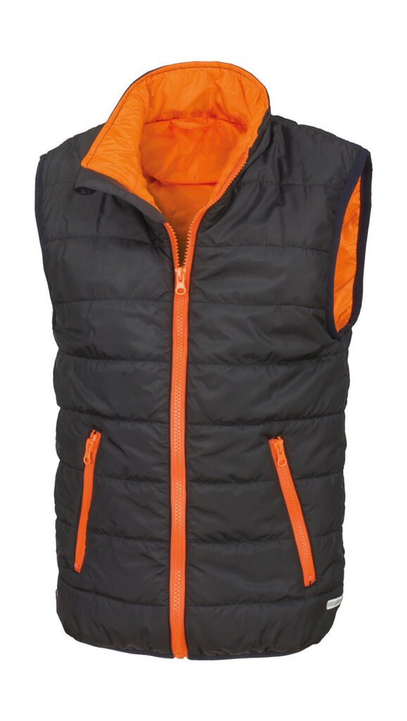 Doudoune Result Core Junior Padded Bodywarmer noir / orange