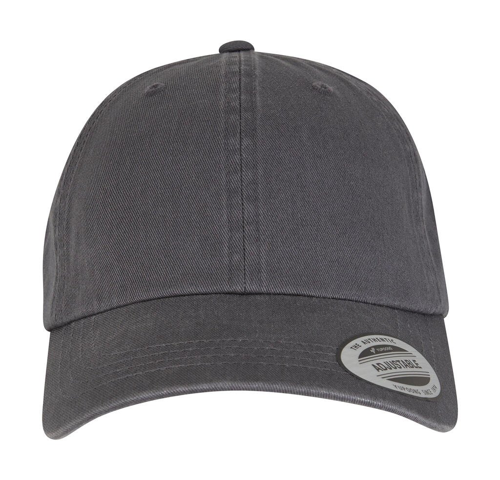 Casquette Flexfit Low Profile garment washed gris
