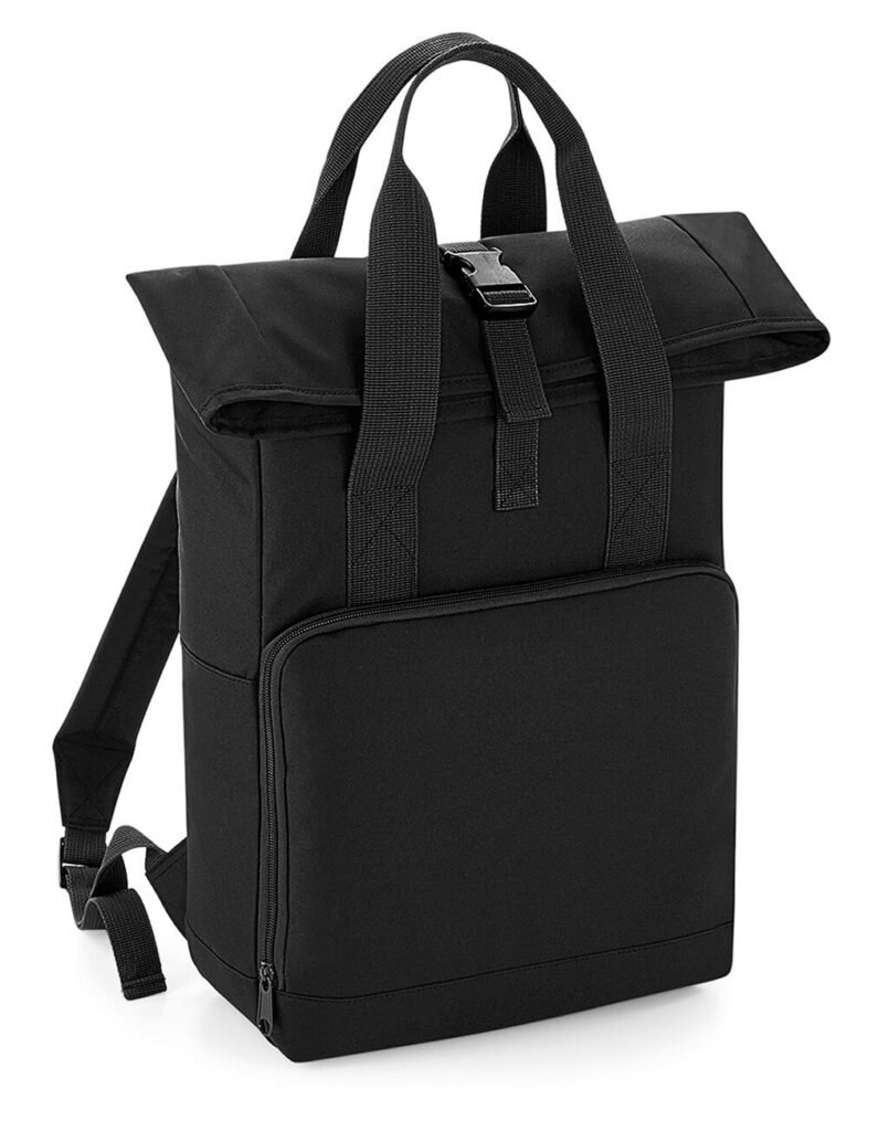 Sac Bagbase Twin Handle Roll-Top Backpack noir