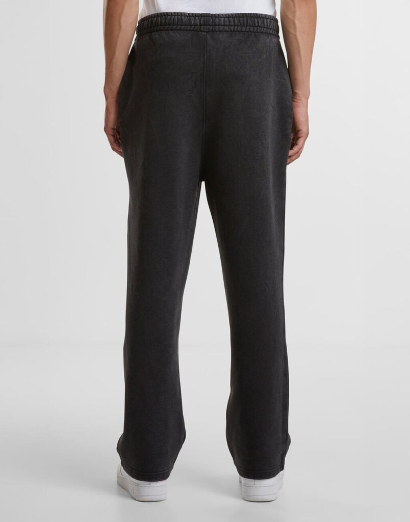 Pantalon Build Your Brand Vintage Heavy Trackpants noir