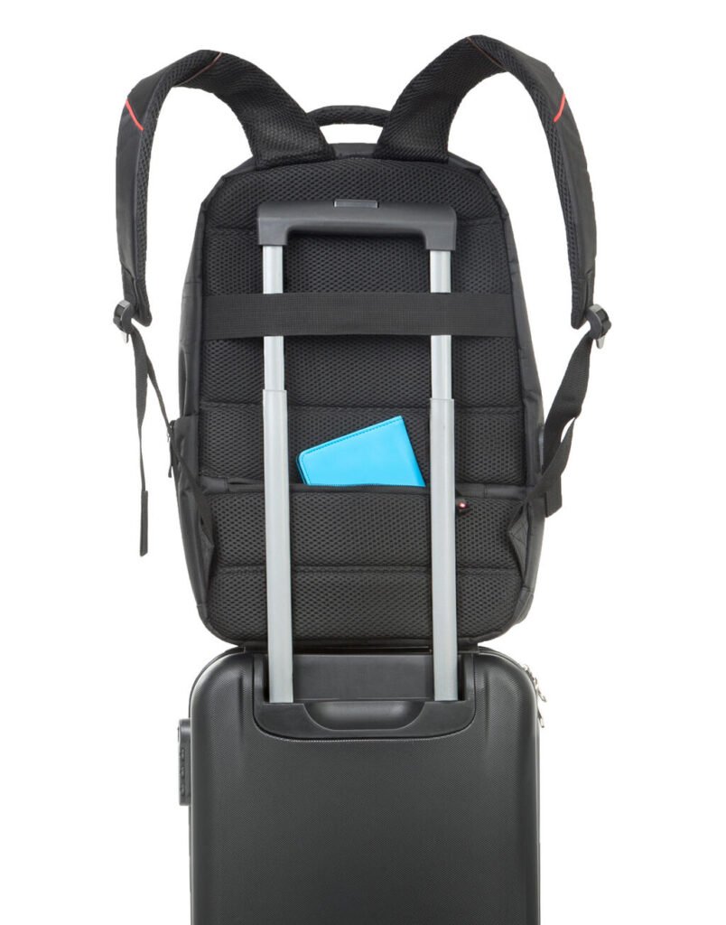 Sac Shugon Kiel Urban Laptop Backpack noir / rouge