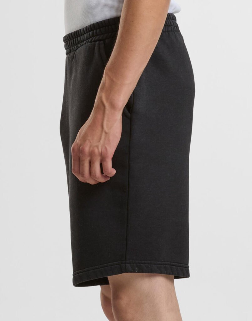 Pantalon Build Your Brand Vintage Heavy Sweatshorts noir