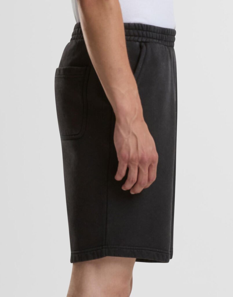 Pantalon Build Your Brand Vintage Heavy Sweatshorts noir
