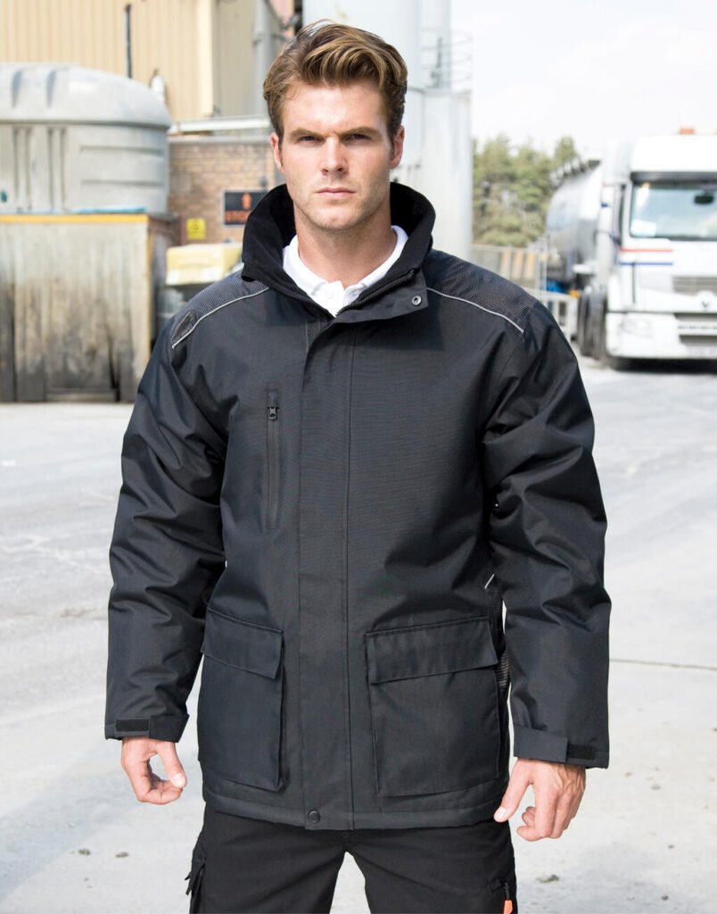 Result Work-Guard Work-Guard Vostex Long Coat noir