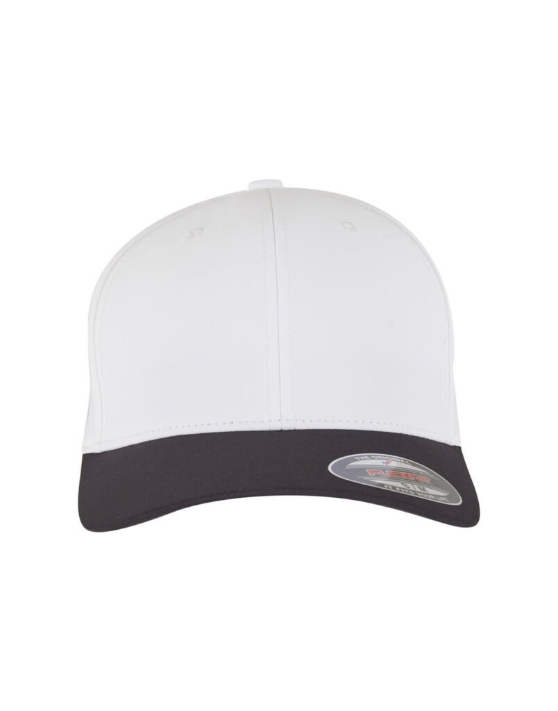 Casquette Flexfit Tech Water Repellent noir / blanc