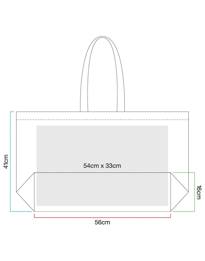 Tote bag Westford Mill Oversized Canvas Tote