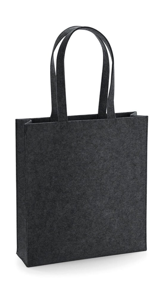 Tote bag Bagbase Felt Tote anthracite chiné