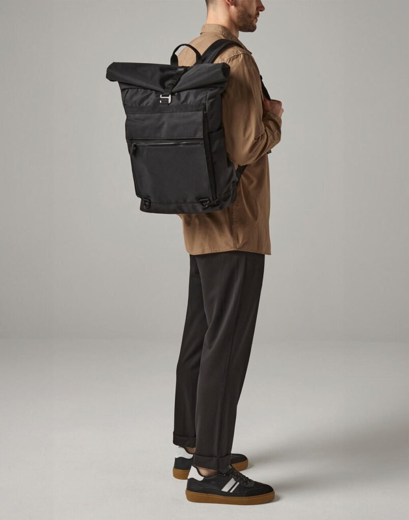 Sac Quadra Axis Roll-Top Backpack noir