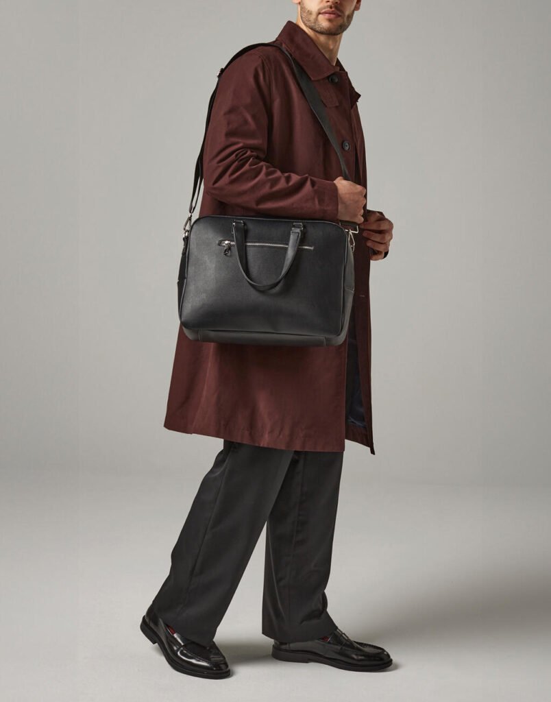 Sac Quadra Tailored Luxe Briefcase noir