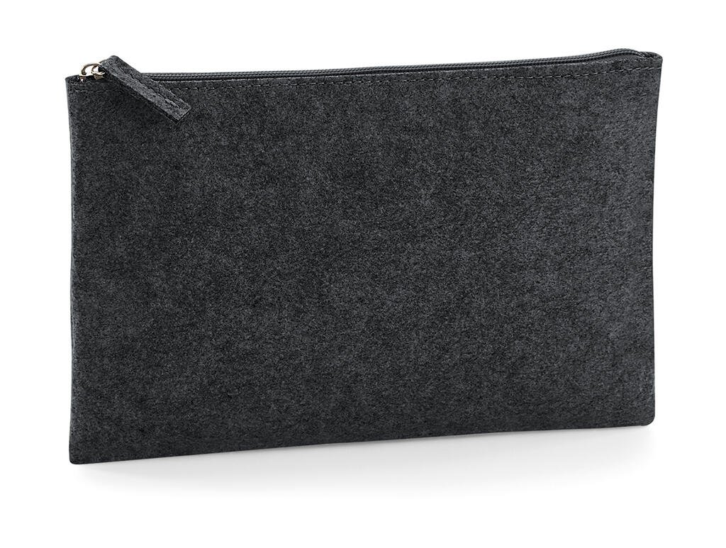 Pochette Bagbase Felt Accessory Pouch anthracite chiné