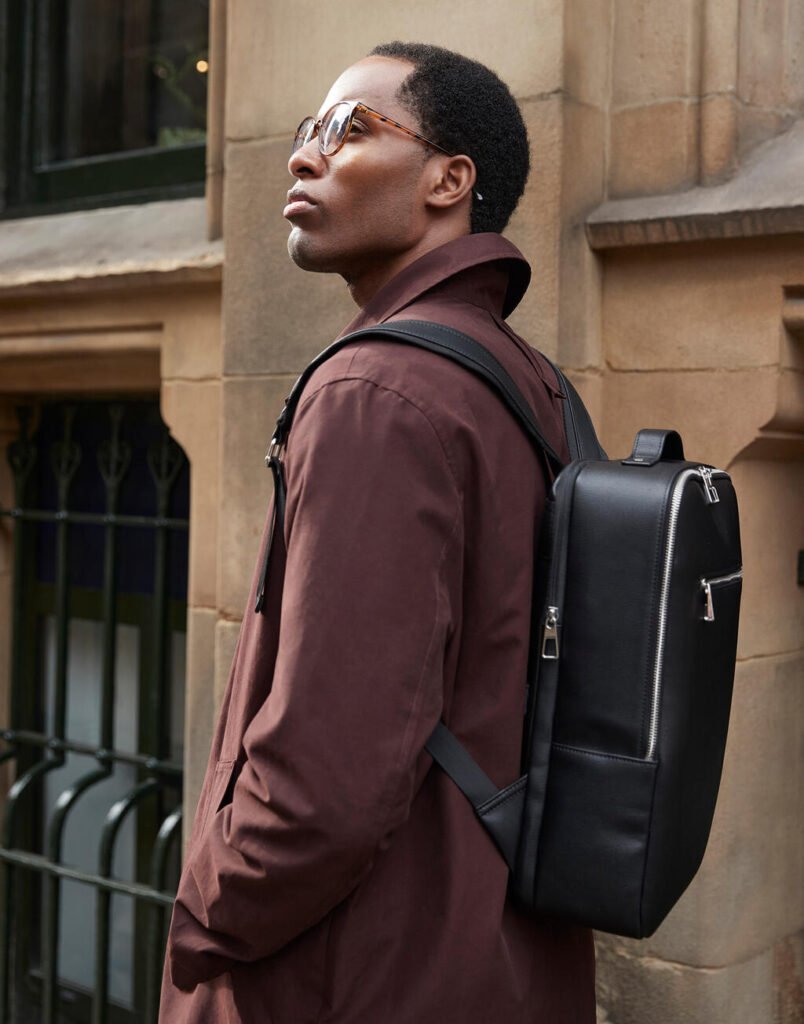 Sac Quadra Tailored Luxe Backpack noir