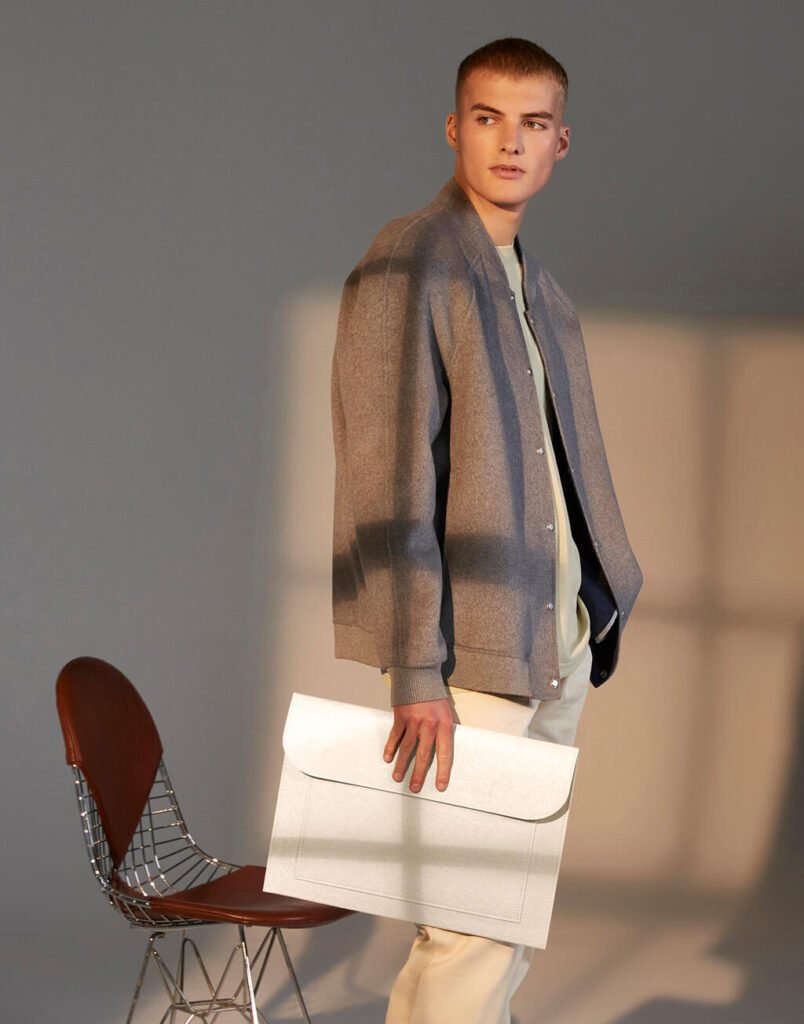 Sac Bagbase Felt Laptop Slip soft white