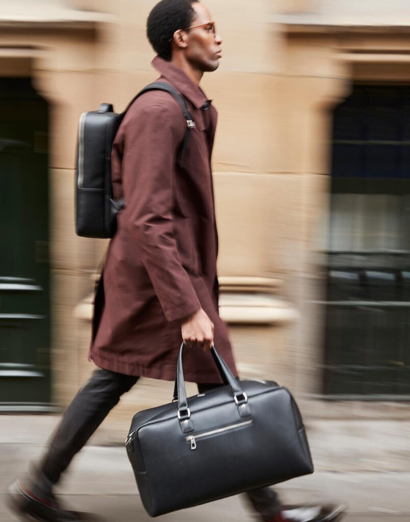 Sac Quadra Tailored Luxe Weekender noir