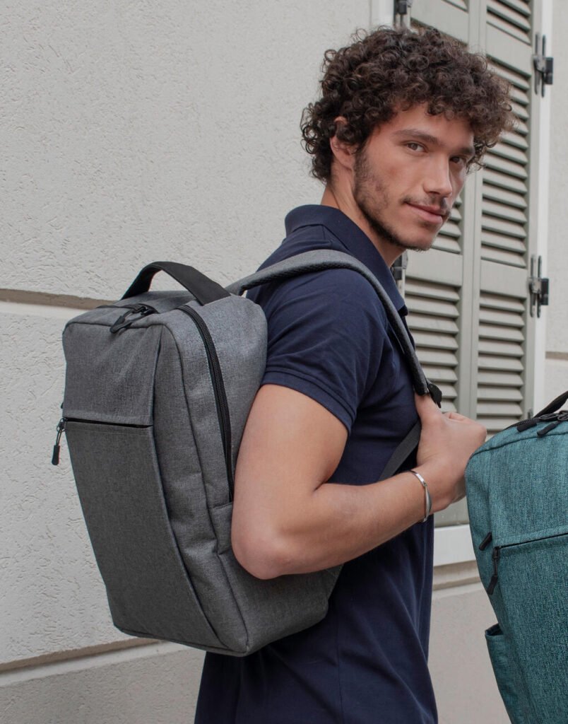 Sac Shugon Sembach Basic Laptop Backpack noir chiné