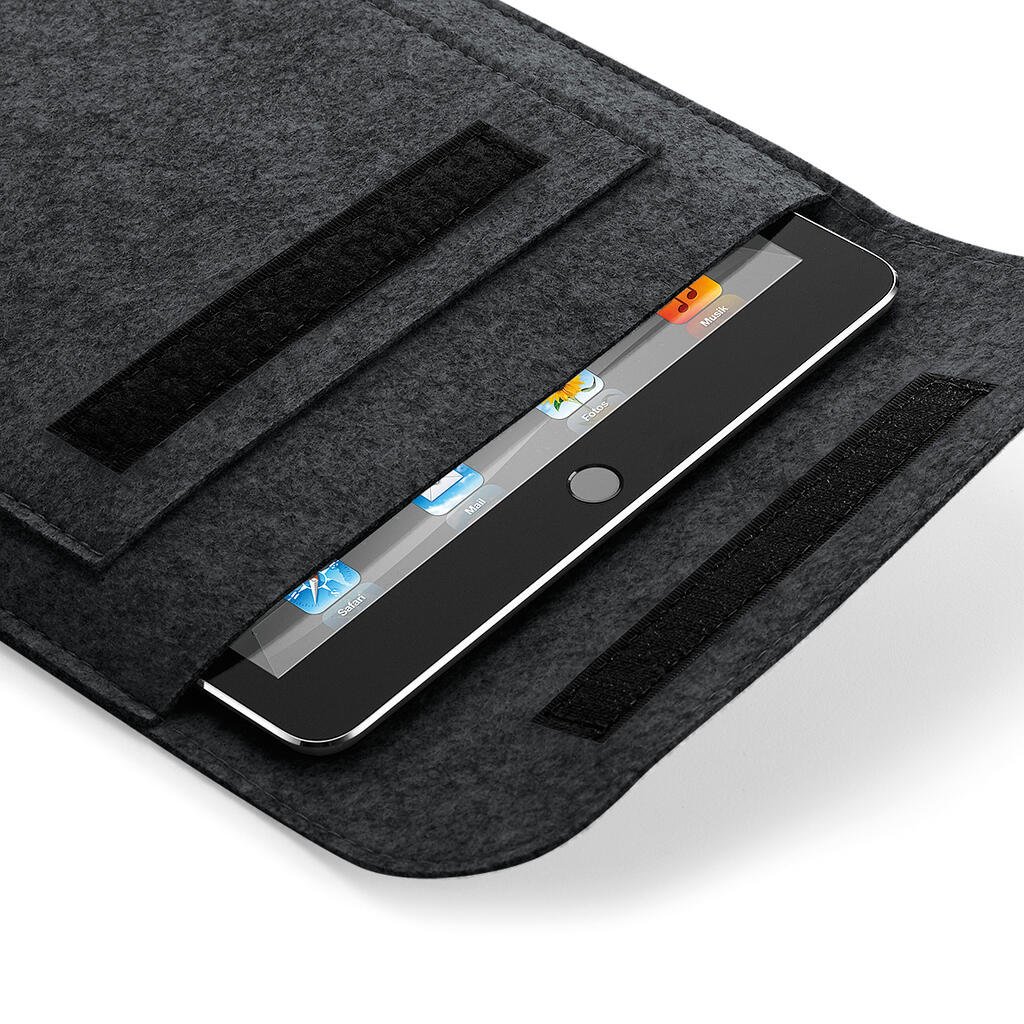 Sac de voyage Bagbase Felt iPad® Slip anthracite chiné