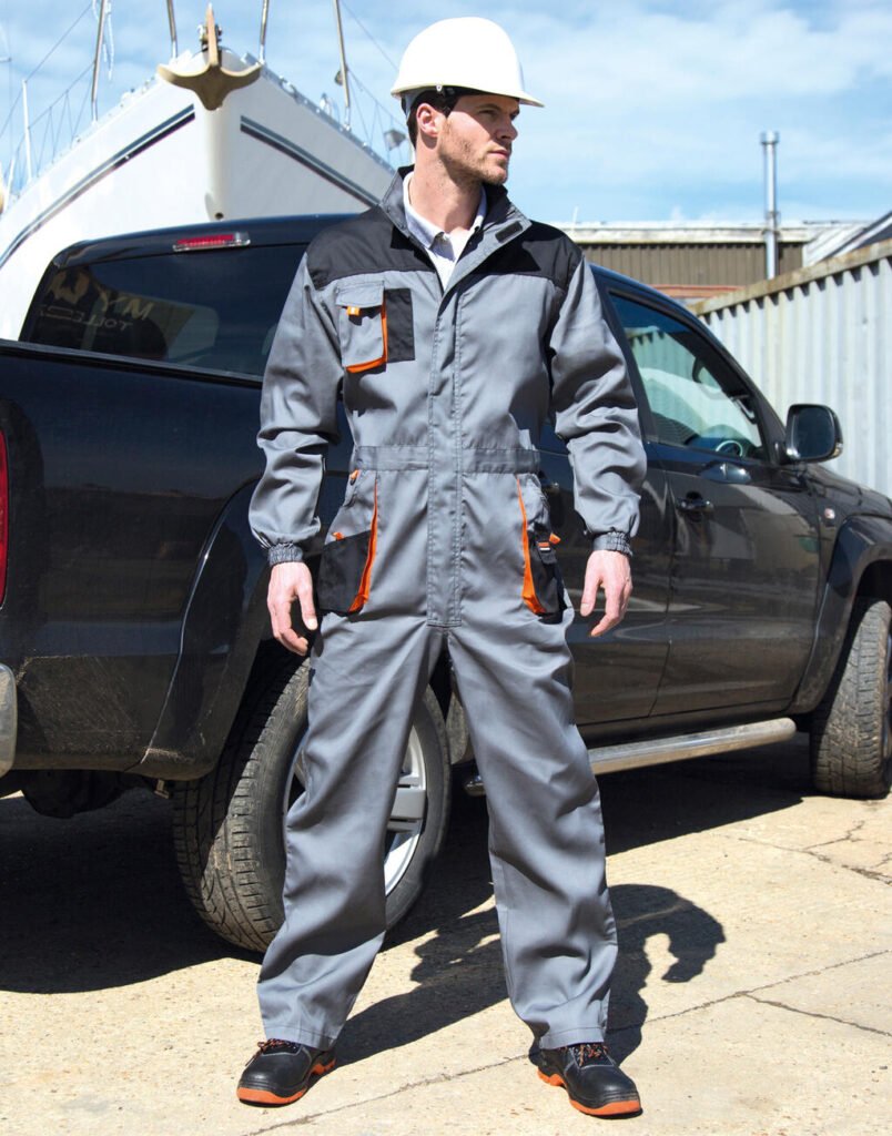 Result Work-Guard LITE Coverall gris / noir / orange
