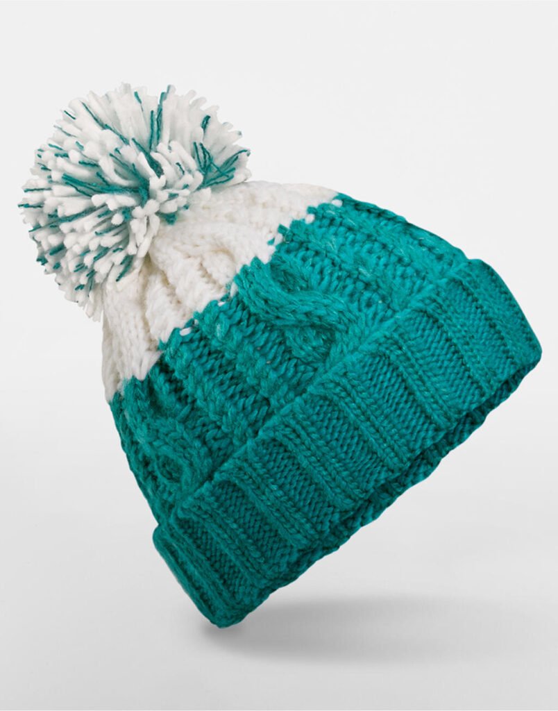 Bonnet Beechfield Apres emerald / soft white