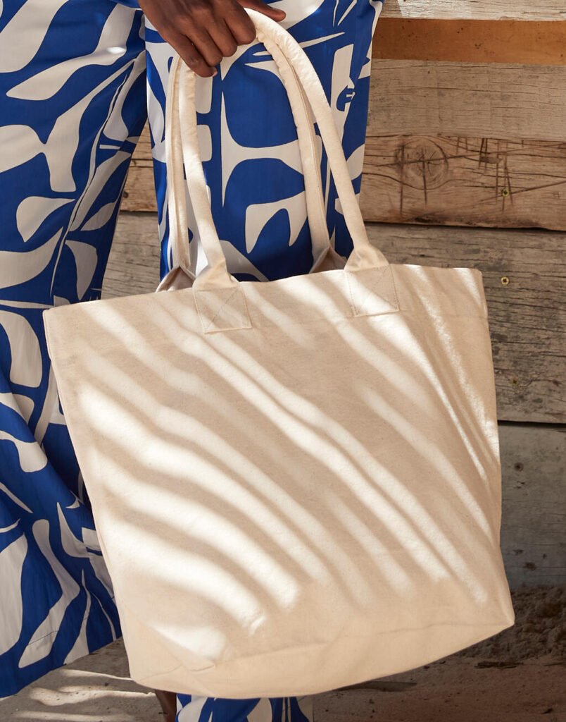 Sac de voyage Westford Mill Fairtrade Cotton Deck naturel
