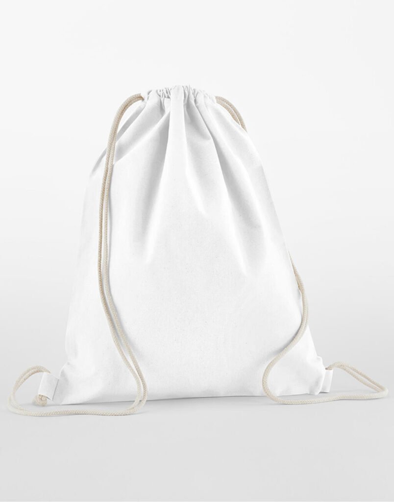 Sac Westford Mill Organic Cotton InCo. Gymsac blanc