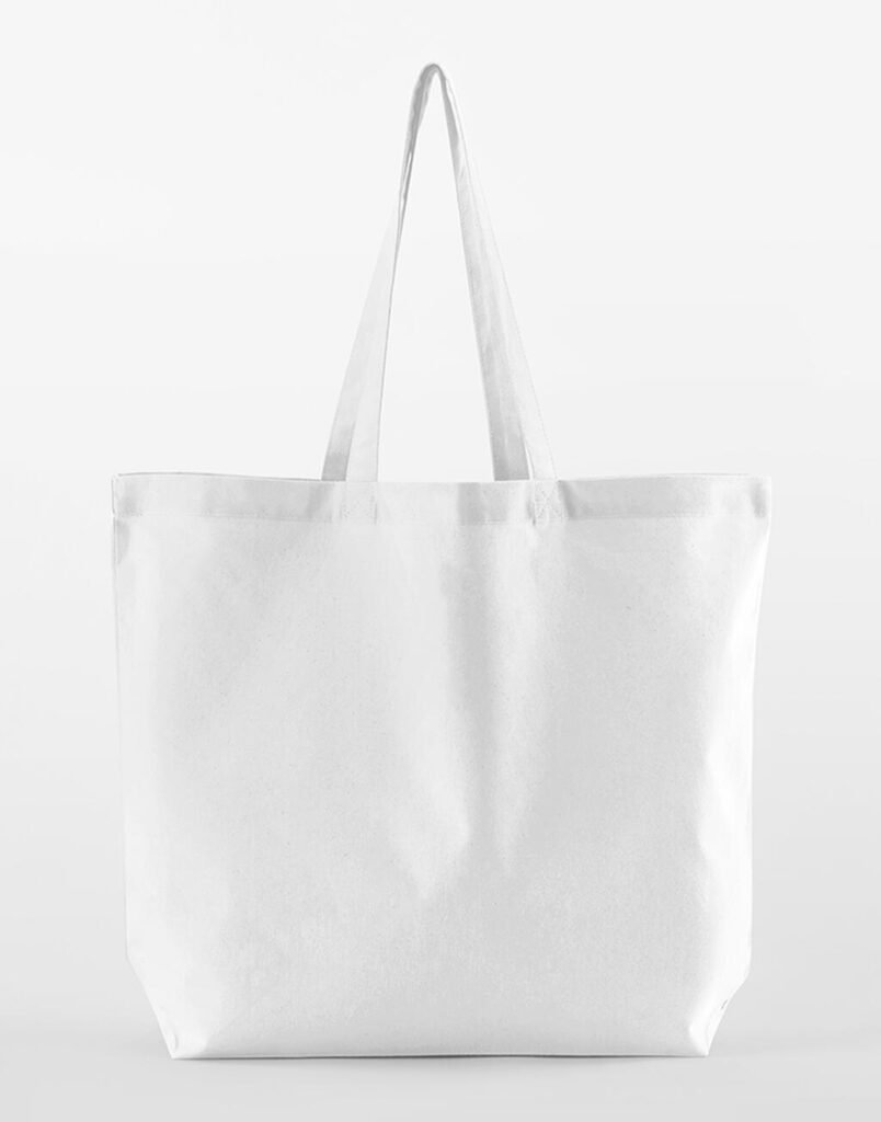 Tote bag Westford Mill Organic Cotton InCo. Maxi for Life blanc