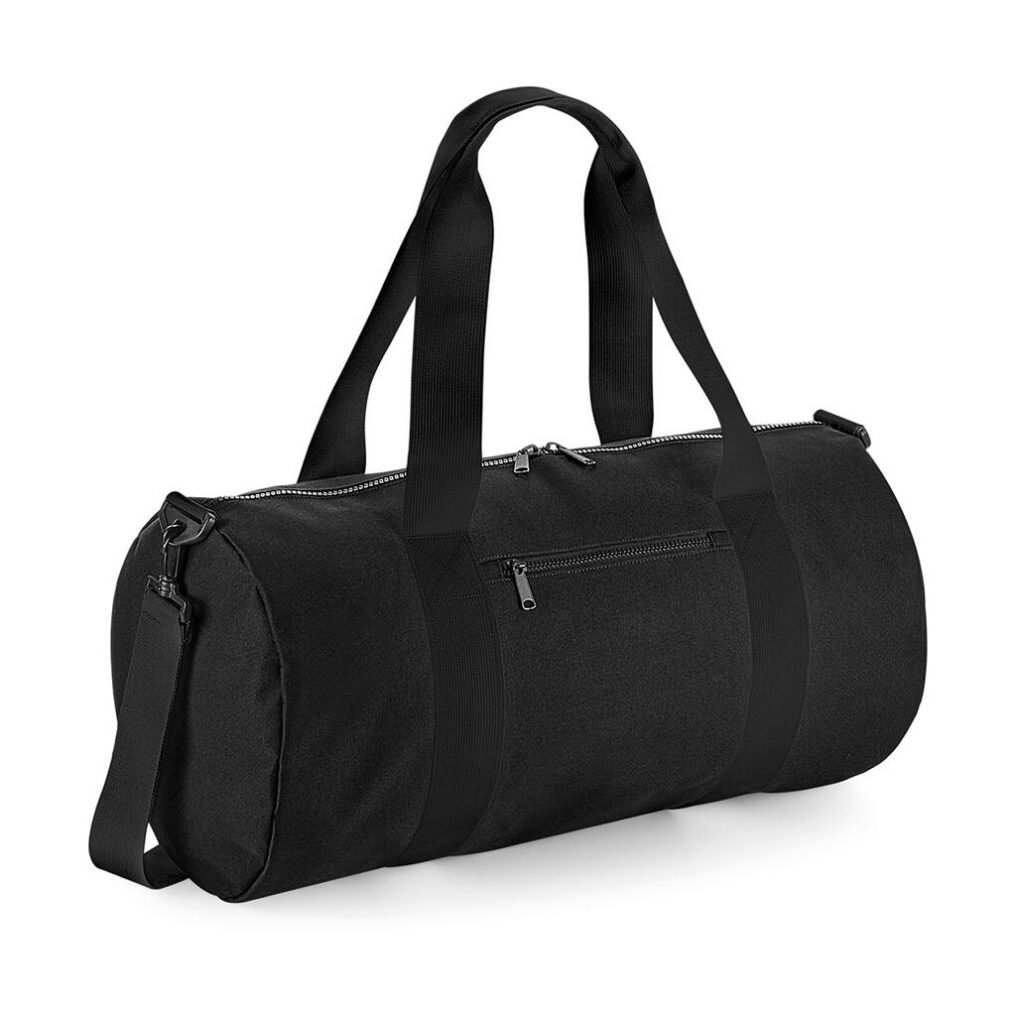 Sac de sport Bagbase Original Barrel XL noir / noir