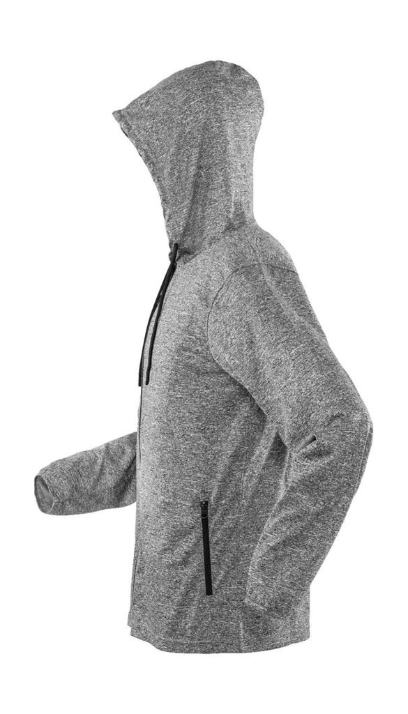 Haut de sport Spiro Tee-Jacket gris chiné