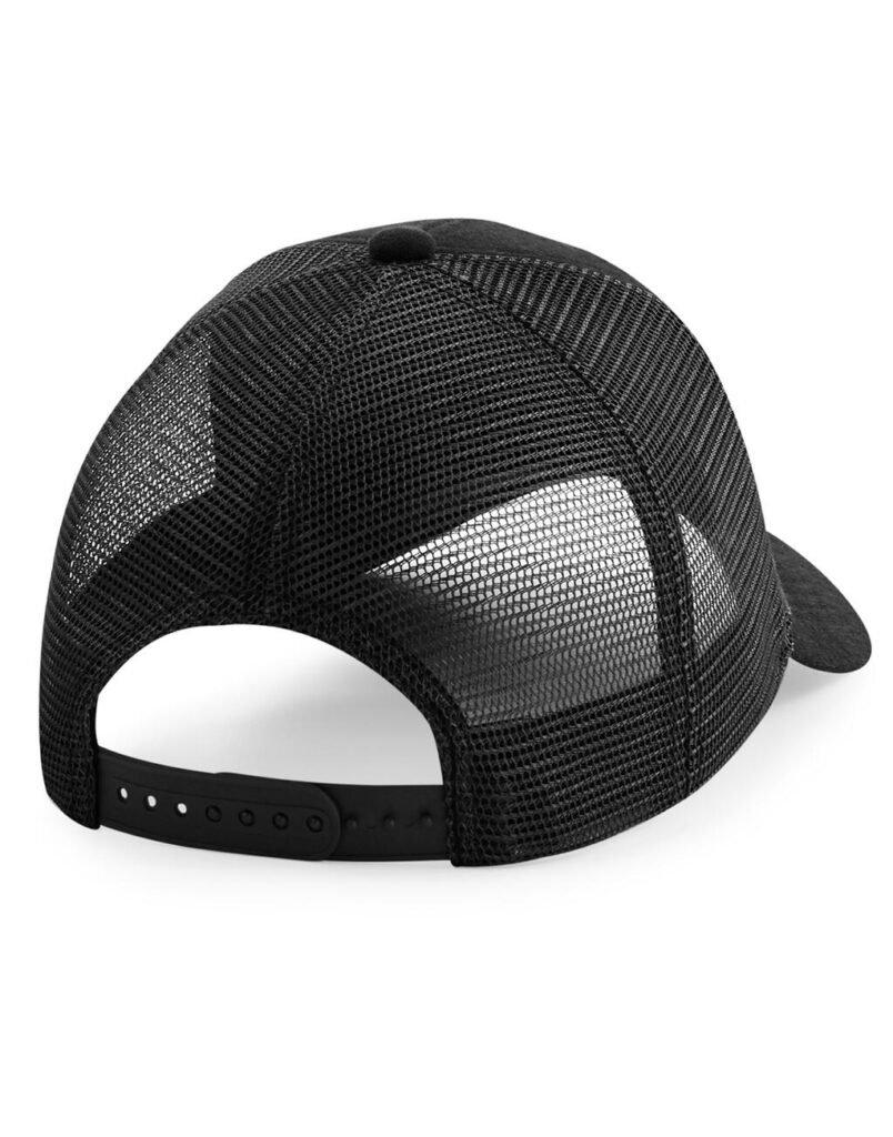 Casquette Beechfield Jersey Athleisure Trucker noir