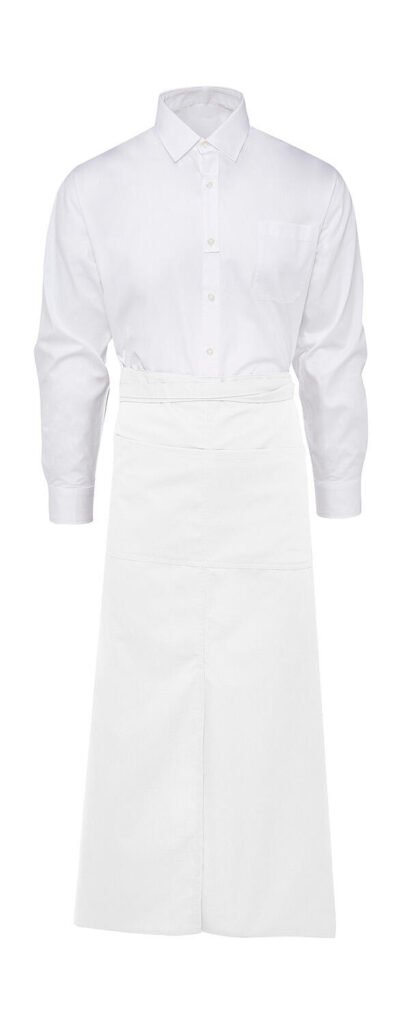 SG Accessories - BISTRO BERLIN Long Bistro Apron Vent Pocket blanc