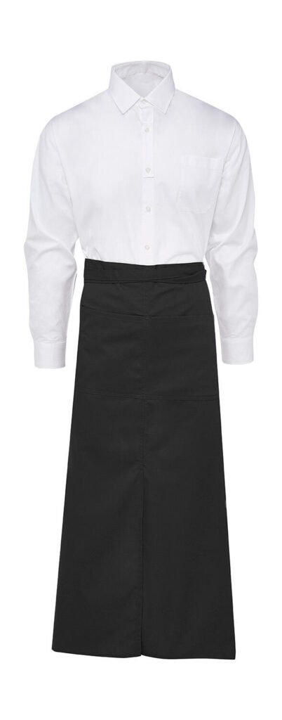 SG Accessories - BISTRO BERLIN Long Bistro Apron Vent Pocket noir