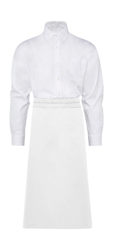 SG Accessories - BISTRO ROME Medium Length Bistro Apron blanc