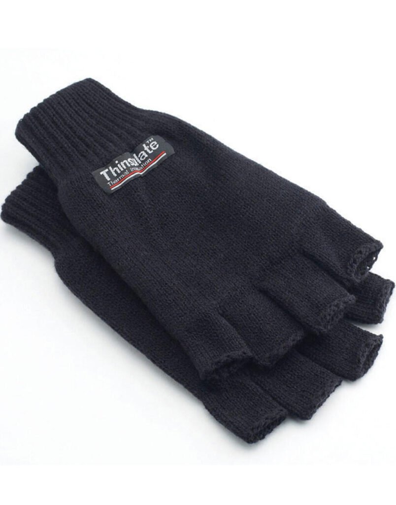 Yoko Half Finger Gloves noir