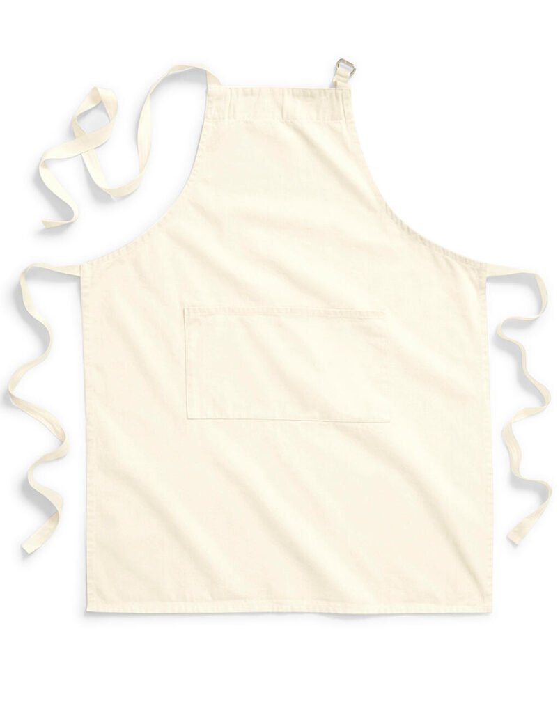 Westford Mill FairTrade Cotton Craft Apron naturel