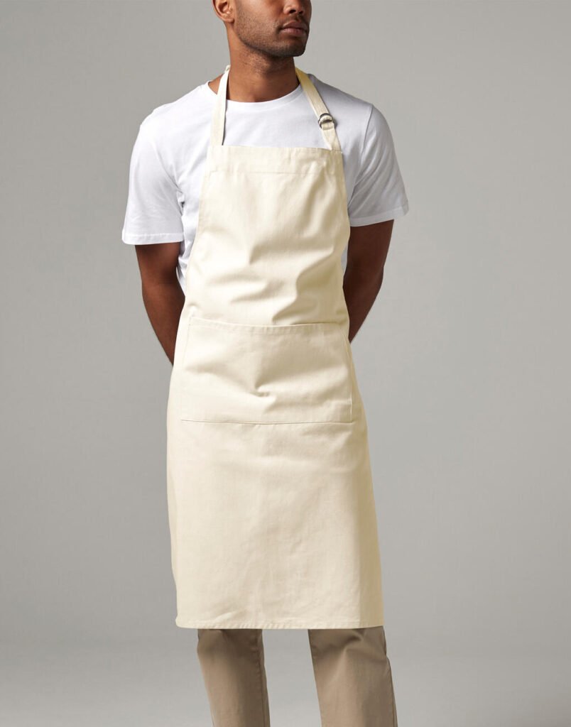Westford Mill FairTrade Cotton Craft Apron naturel