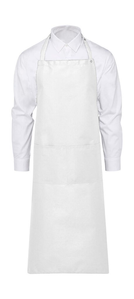 SG Accessories - BISTRO AMSTERDAM Bib Apron Pocket blanc