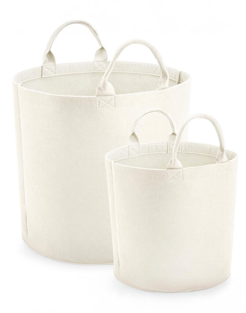 Sac Bagbase Felt Trug soft white