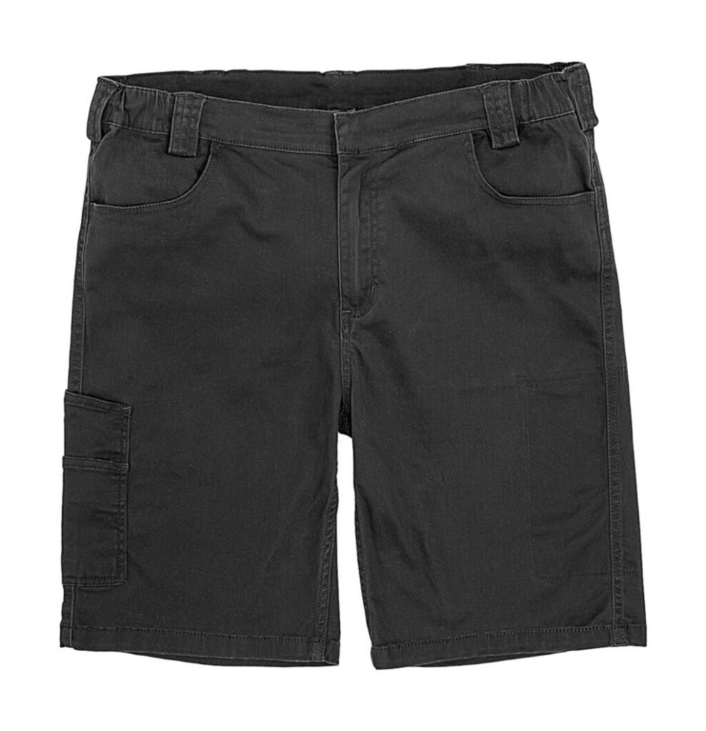 Short de travail Result Work-Guard Super Stretch Slim Chino Shorts noir