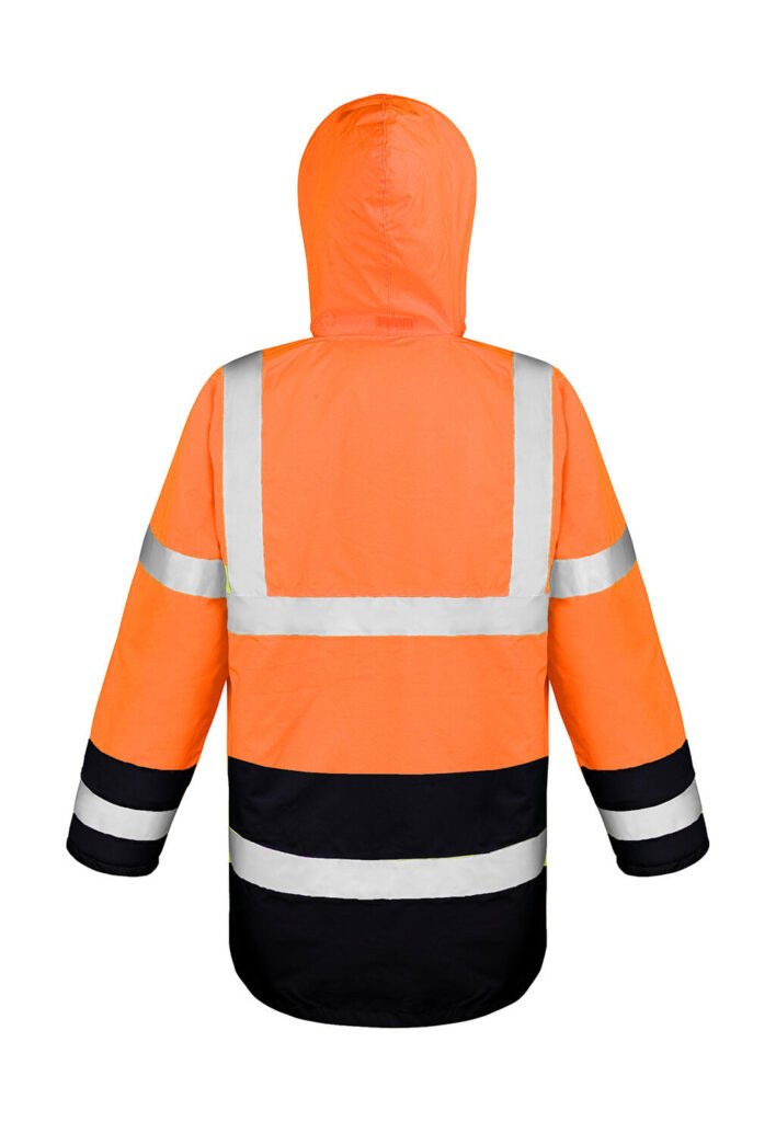 Haut de travail Result Safe-Guard Core Motorway 2-Tone Safety Coat orange fluo / noir