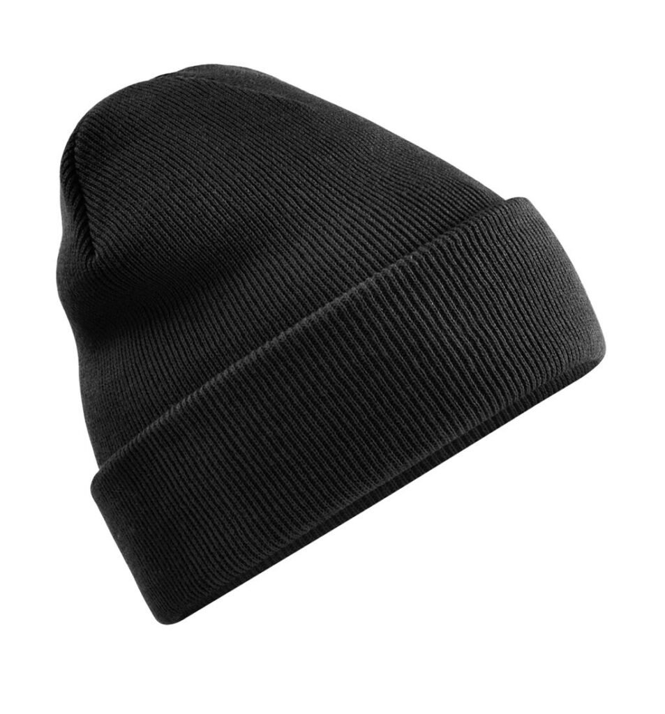 Bonnet Beechfield Recycled Original Cuffed noir
