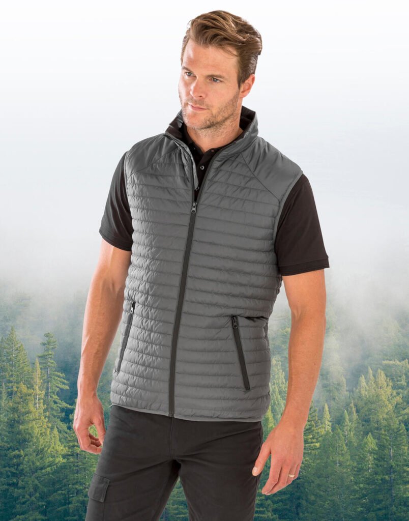 Doudoune Result Recycled Thermoquilt Gilet gris / noir